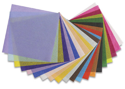 Assortment of colored tissues
