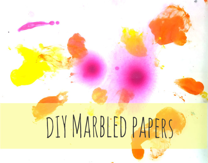 How to create marbled papers 