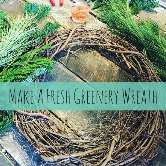 How to make a green wreath