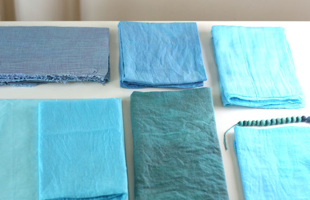 Shades of Turquoise: Procion Dye - HILARY L HAHN