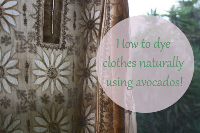 How To Make Natural Tie Dye Using Avocados : NPR