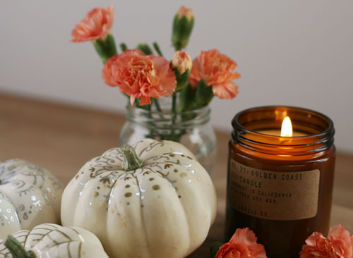 White pumpkin mandala designs carve-free pumpkins