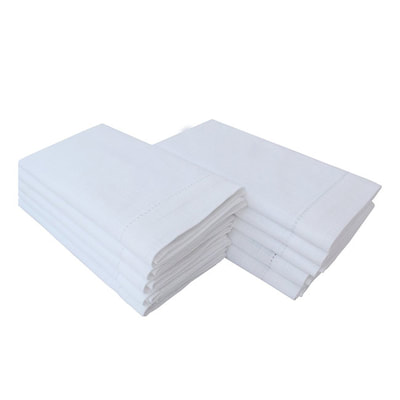Cotton Linen dinner napkins for marbling